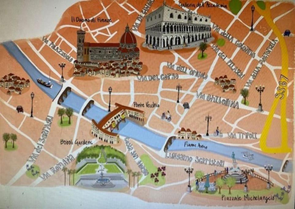 * * * * * Casa Vista Boboli Nel Cuore Di Firenze Ngoại thất bức ảnh